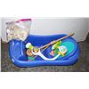 Image 1 : SURE COMFORT BABY BATH WITH SOME BABY ITEMS