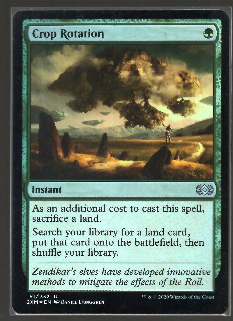 Crop Rotation Mtg Magic The Gathering Crop Rotation Foil Double Masters
