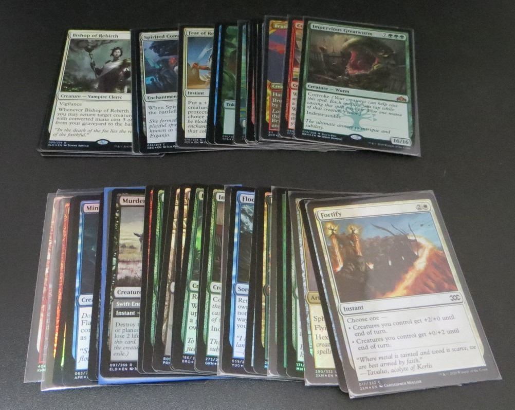 50 Foil MTG Cards includes Commons to Rares Various Sets & Colors