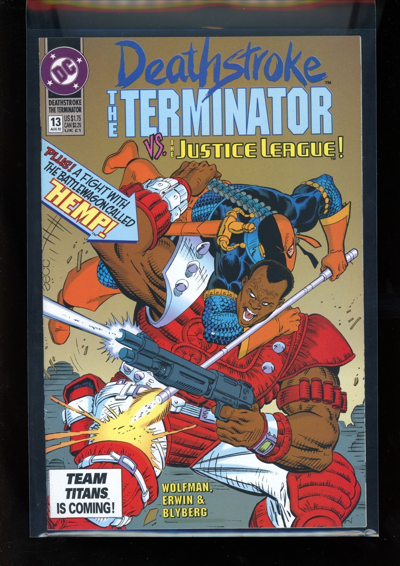 Dc Terminator DC Deathstroke The Terminator VS. The Justice League #13