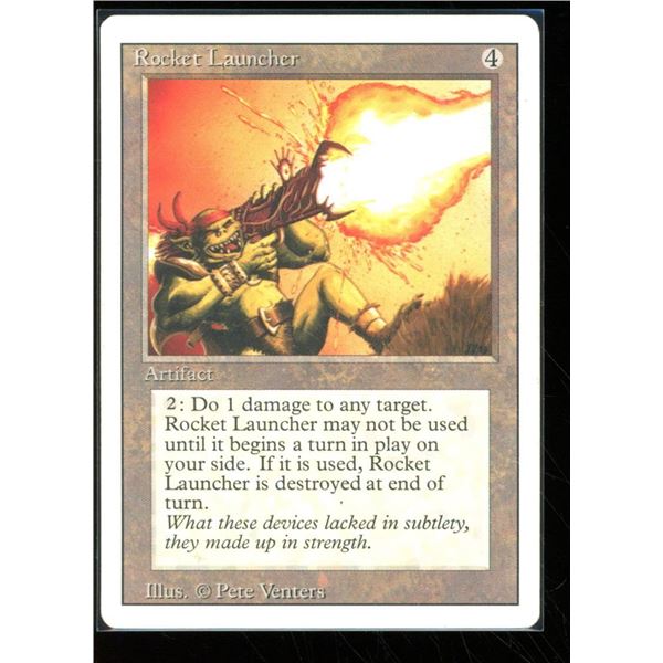 Magic the Gathering Rocket Launcher Revised Edition