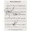 Image 1 : Pink Floyd Wish You Were Here Autographed WATERS GILMOUR MASON