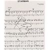 Image 1 : David Bowie Autographed Sheet Music