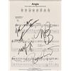 Image 1 : The Rolling Stones Autographed Angie Sheet Music