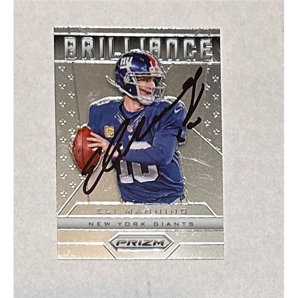 Eli Manning Autographed CARD