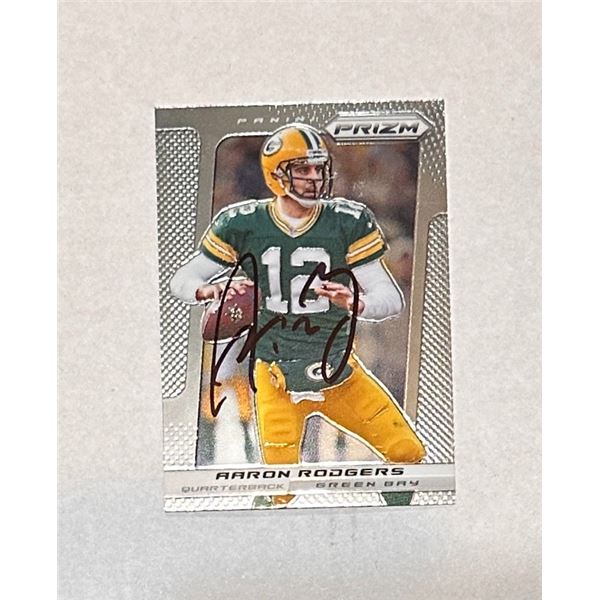 Aaron Rodegers Autographed Card