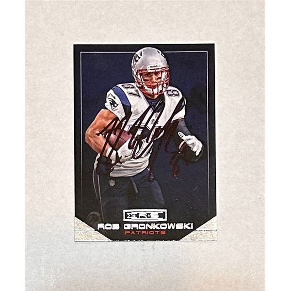 Rob Gronkowski Autographed CARD
