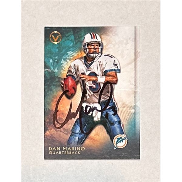 Dan Marino Autographed Card