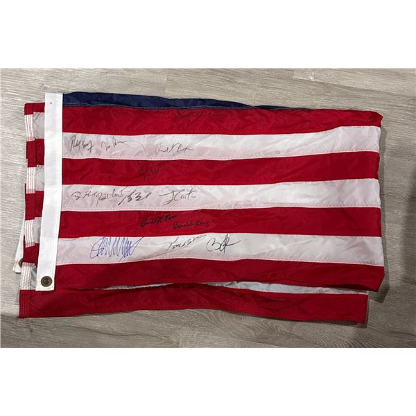 US Presidents Autographed Flag
