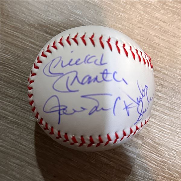 MANTLE MAYS SNIDER AUTOGRAPHED BASEBALL