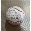 Image 1 : Mickey Mantle Autographed Baseball Loaded with Stats