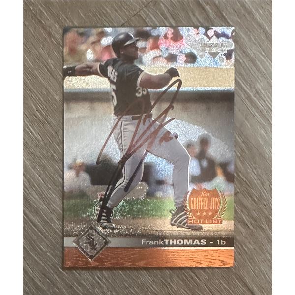 Frank Thomas AUTOGRAPHED Baseball Card