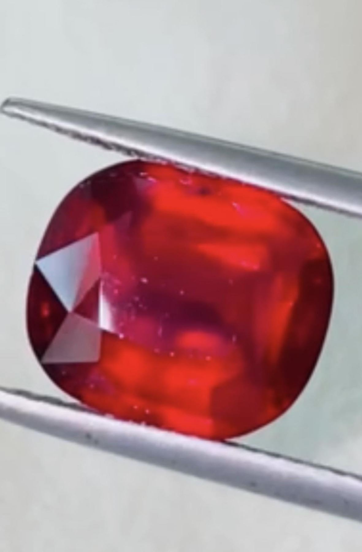 Natural Pigeon Blood Red Award Winning Ruby - GRS Certified
