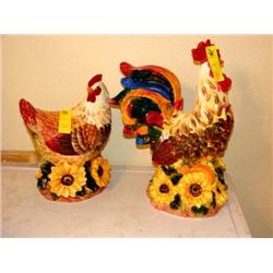 Rooster & Hen