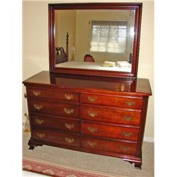 *  Eight Drawer Dressor/Mirror Set