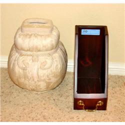 Wooden Magazine Holder/Umbrella Holder