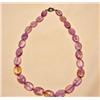 Image 1 : Flat Amethyst Necklace