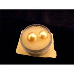 White Cultured Pearl Earrings