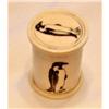 Image 1 : Round Real Bone Scrimshaw Box
