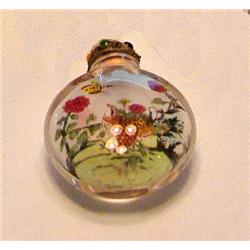 Bird Glass Snuff Bottle