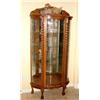 Image 1 : Bowed Front Lighted China Cabinet