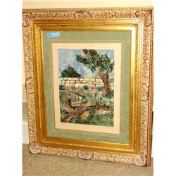 Framed Water Color Picture