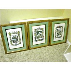 Three Framed Pictures
