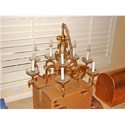 Ethan Allen Chandelier w/Bulbs