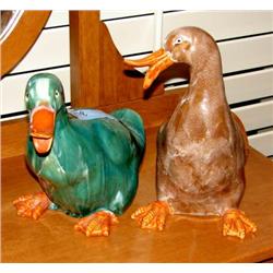 Pair of Porcelain Ducks