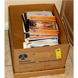 Box of 45 Records