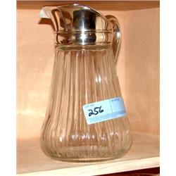 Glass & Silver Pitcher