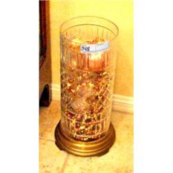 Glass and Brass Planter