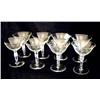 Image 2 : * Set 8  Crystal Champagne Glasses