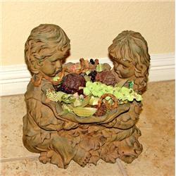 Boy & Girl Popouri holder