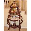 Image 1 : Antique Marble Top Shelf  (Grandmother)