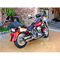 2001 Harley Davidson Fatboy Motorcycle mileage 4,237