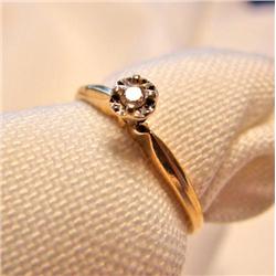 Ladies Diamond Wedding Ring est. value $150