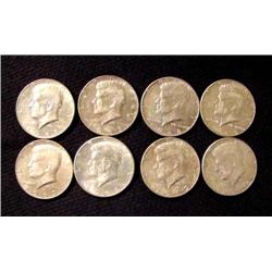 Eight Kennedy Halves (2-69,2-65,1-68-66-64-67)