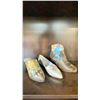 Image 2 : SIZE 6 POINTED SMOKING SLIPPERS, COWBOY MULE GRAND CANAL VENICE, AND ANKLE BOOTIES EVERYDAY SORCERY