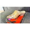 Image 2 : SIZE 6.5 CHEMIN DE FER COWBOY MULES, GRAND CANAL VENICE COWBOY MULES AND MUSIC POINTED SMOKING SL...