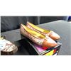 Image 2 : SIZE 11 THREE MUSICIANS GOLF SHOES, EVERYDAY SORCERY DRIVING MOCCASINS AND STREAM LINED BALLET FL...