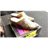Image 2 : SIZE 6 RAISING HIGH HEEL PEEP TOE SLINGBACKS, CHEMIN DE FER COWBOY MULES, GRAND CANAL VENICE COWB...