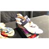 Image 2 : SIZE 11 ST ANDREWS FLAT THONGS WITH BUCKLE, EVERYDAY SORCERY FLAT BUCKLE THONGS WITH A MAISON MOD...