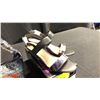 Image 2 : SIZE 10 MAISON MODERNE COVERED WEDGE SANDALS, BLUE ABSTRACT COVERED WEDGE SANDALS, MAISON MODERNE...