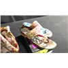 Image 2 : SIZE 10 EVERYDAY SORCERY DRIVING MOCCASINS, EVERYDAY SORCERY FLAT BUCKLE THONGS, MONTHLY BOUQUET ...