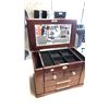 Image 2 : LARGE MAHOGANY JEWELLERY BOX WITH KEY