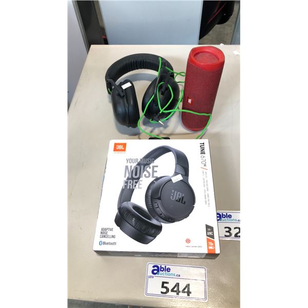 JBL PERSONAL BLUETOOTH SPEAKER AND  2 HEADPHONES