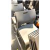 Image 2 : 33 GREY PLASTIC STACKING SIDE CHAIRS