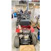 Image 2 : CRAFTSMAN RED 12.5 HP, 344CC, 301 SINGLE BLADE RIDE ON LAWNMOWER WITH KEYS
