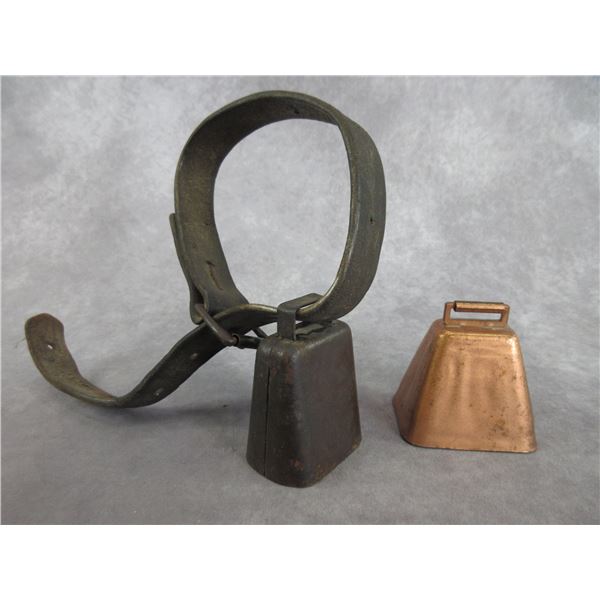 2 Bells With Leather Straps